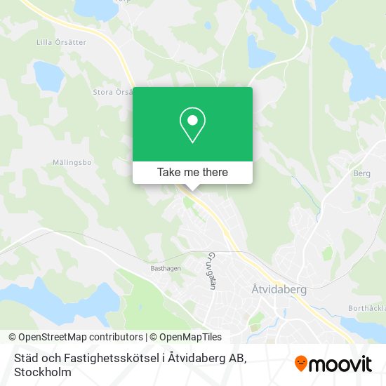 Städ och Fastighetsskötsel i Åtvidaberg AB map