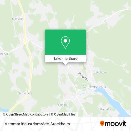 Vammar industriområde map