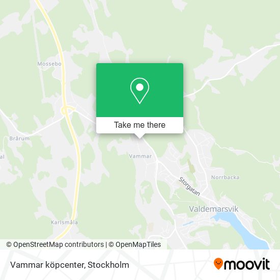 Vammar köpcenter map