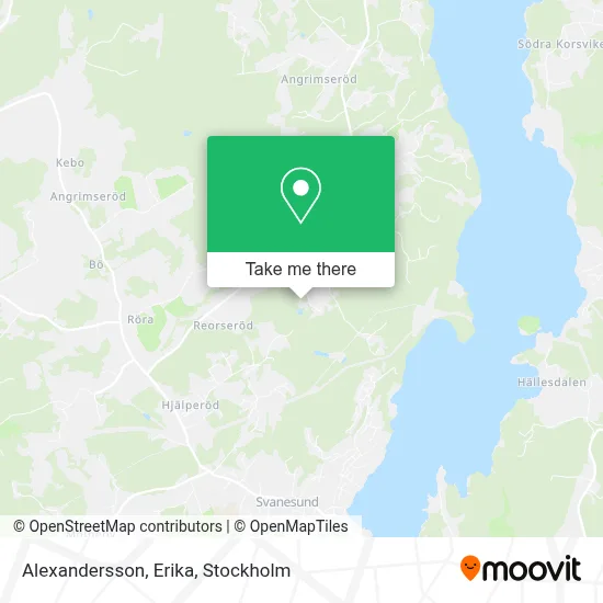 Alexandersson, Erika map
