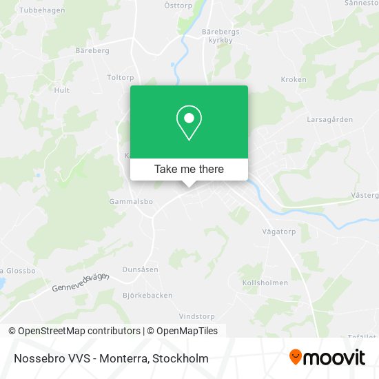 Nossebro VVS - Monterra map
