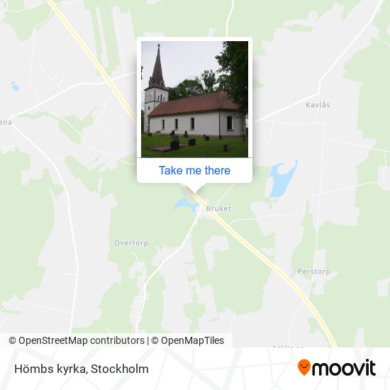 Hömbs kyrka map