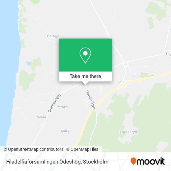 Filadelfiaförsamlingen Ödeshög map