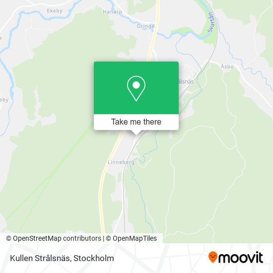 Kullen Strålsnäs map