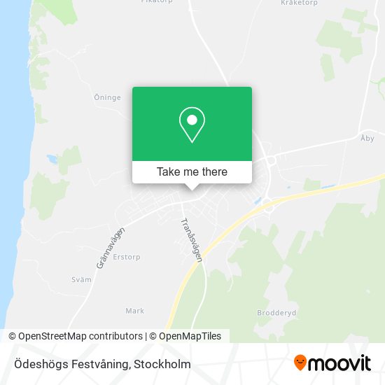 Ödeshögs Festvåning map