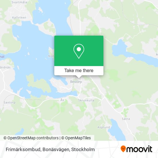Frimärksombud, Bonäsvägen map