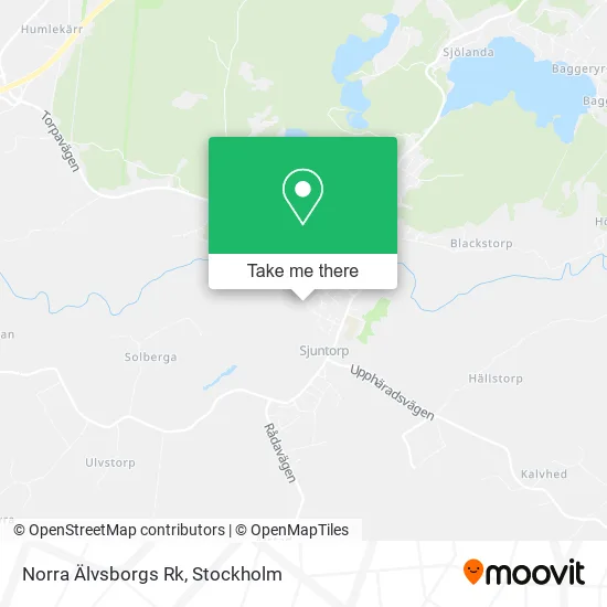 Norra Älvsborgs Rk map