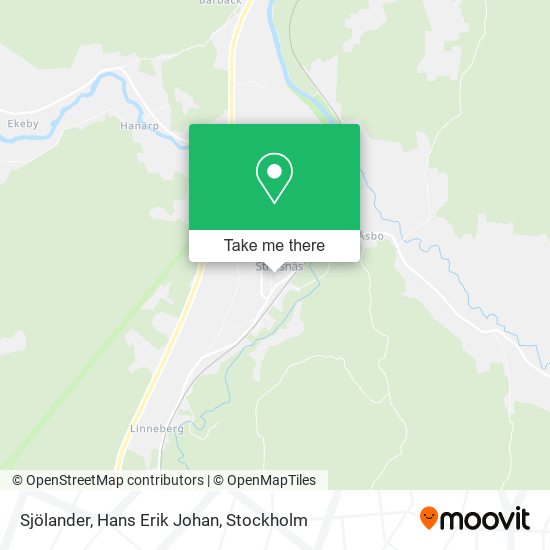 Sjölander, Hans Erik Johan map