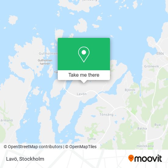 Lavö map