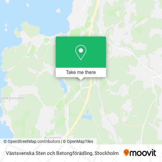 Västsvenska Sten och Betongförädling map