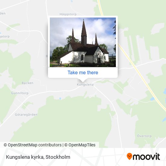 Kungslena kyrka map