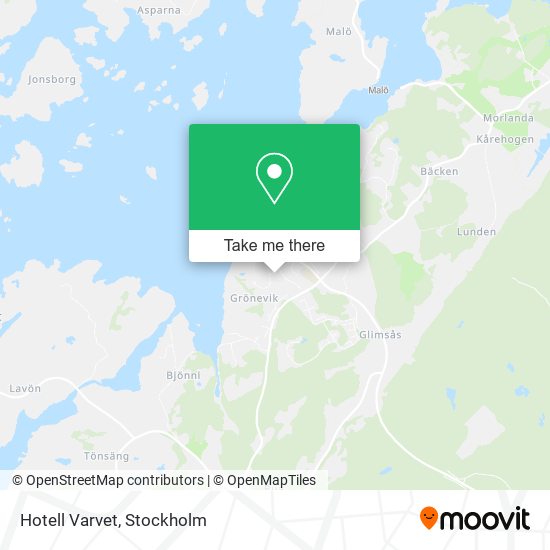 Hotell Varvet map