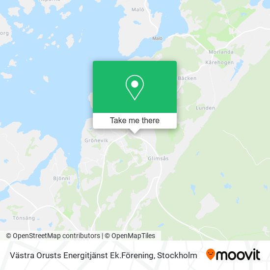 Västra Orusts Energitjänst Ek.Förening map