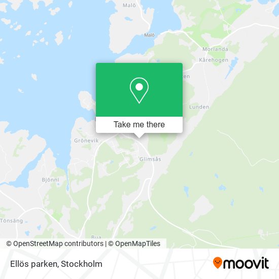 Ellös parken map