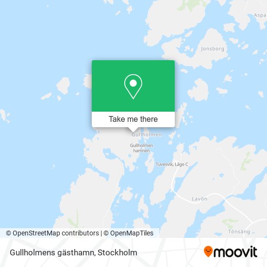 Gullholmens gästhamn map