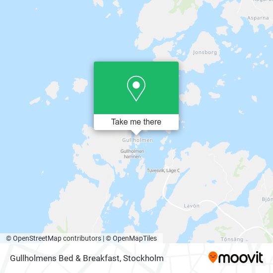 Gullholmens Bed & Breakfast map