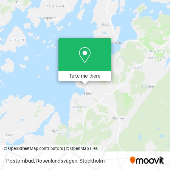 Postombud, Rosenlundsvägen map