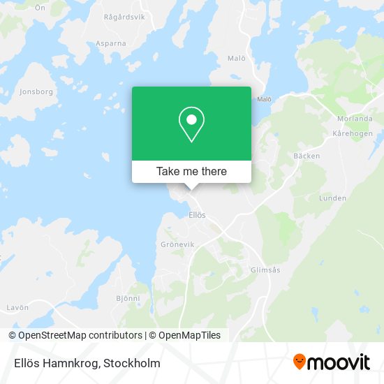 Ellös Hamnkrog map