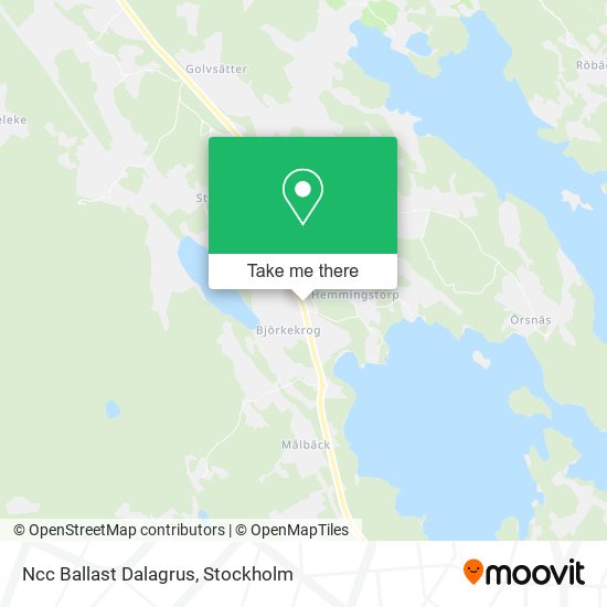 Ncc Ballast Dalagrus map