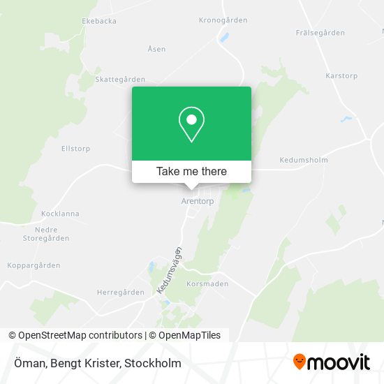 Öman, Bengt Krister map