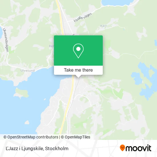 L'Jazz i Ljungskile map