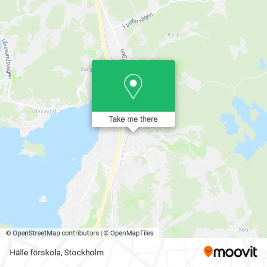 Hälle förskola map
