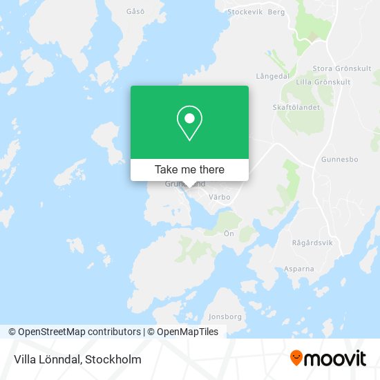 Villa Lönndal map