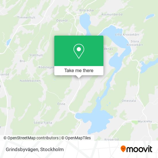 Grindsbyvägen map