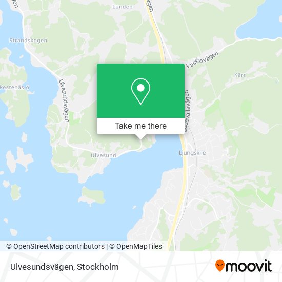 Ulvesundsvägen map