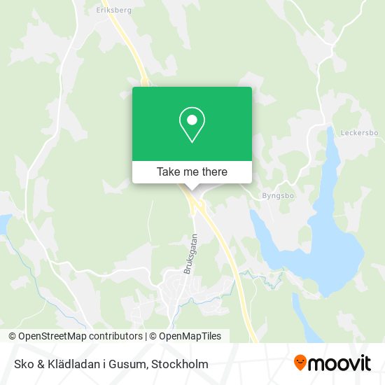 Sko & Klädladan i Gusum map