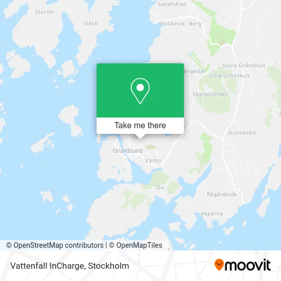 Vattenfall InCharge map