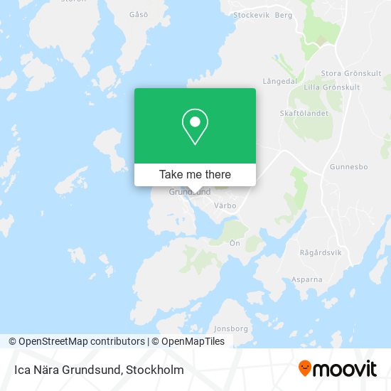 Ica Nära Grundsund map