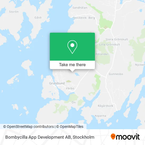 Bombycilla App Development AB map