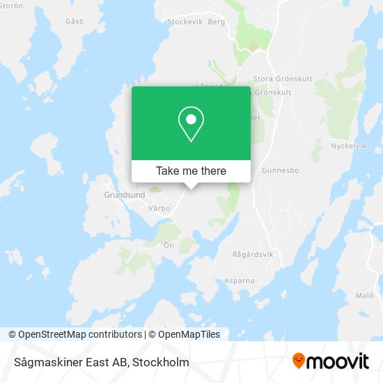 Sågmaskiner East AB map