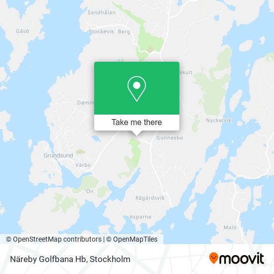 Näreby Golfbana Hb map