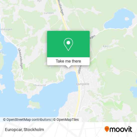 Europcar map