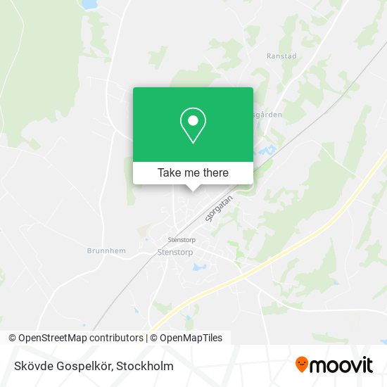 Skövde Gospelkör map