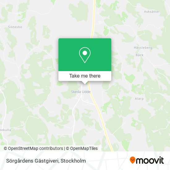 Sörgårdens Gästgiveri map