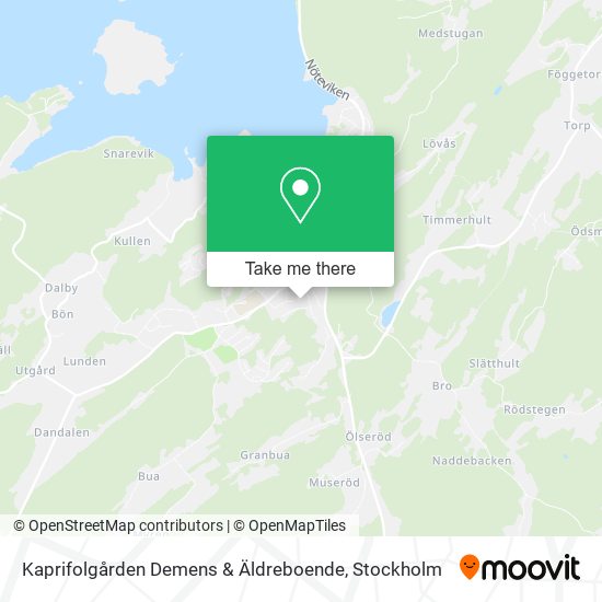 Kaprifolgården Demens & Äldreboende map