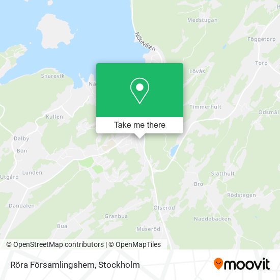 Röra Församlingshem map