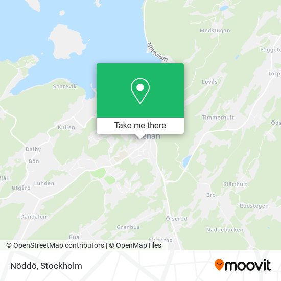 Nöddö map