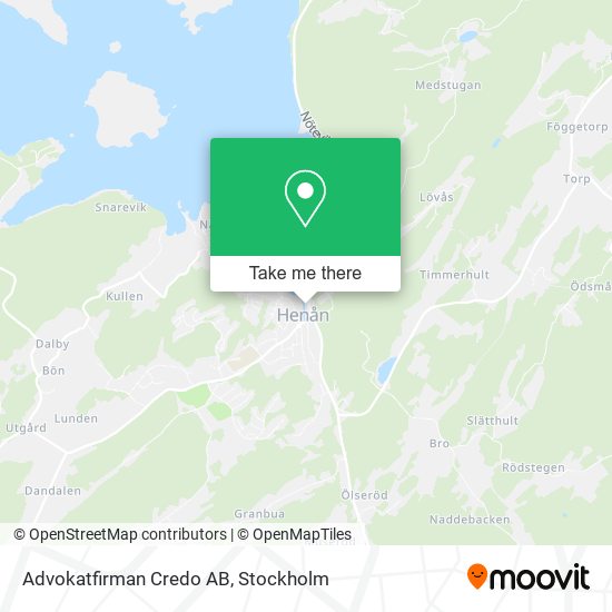 Advokatfirman Credo AB map