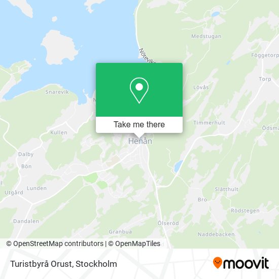 Turistbyrå Orust map