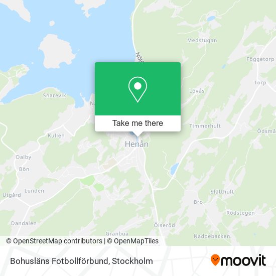 Bohusläns Fotbollförbund map