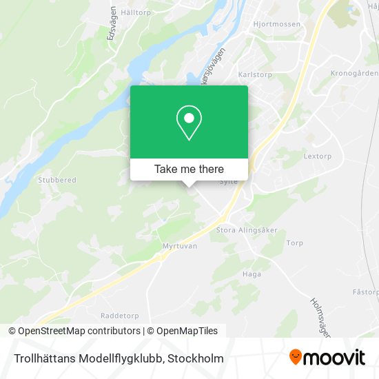 Trollhättans Modellflygklubb map