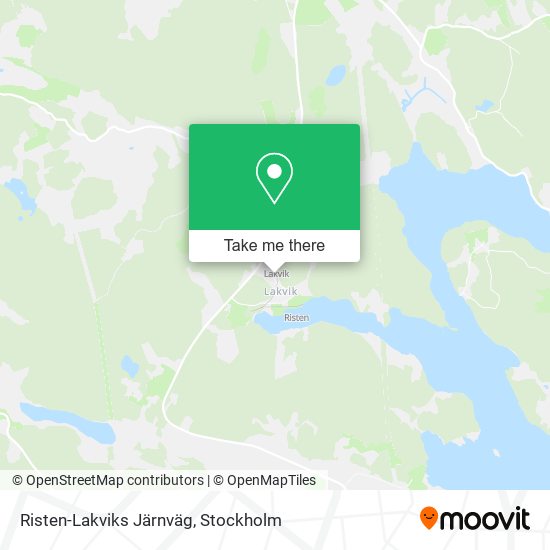 Risten-Lakviks Järnväg map