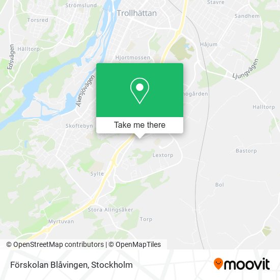 Förskolan Blåvingen map