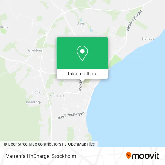 Vattenfall InCharge map
