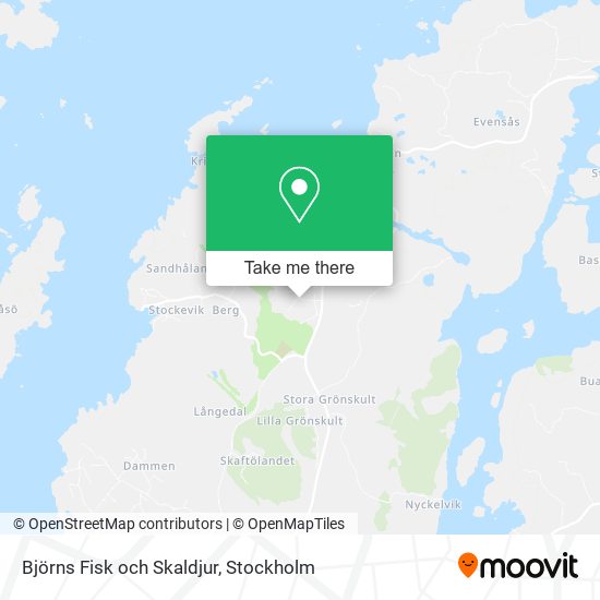 Björns Fisk och Skaldjur map