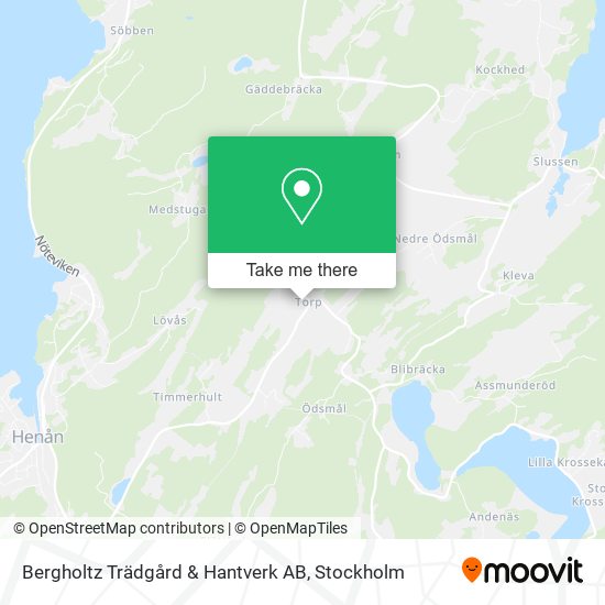 Bergholtz Trädgård & Hantverk AB map